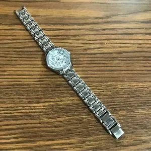 Accessories | Armitron Silver Watch With Rhinestone Face  display picture 1